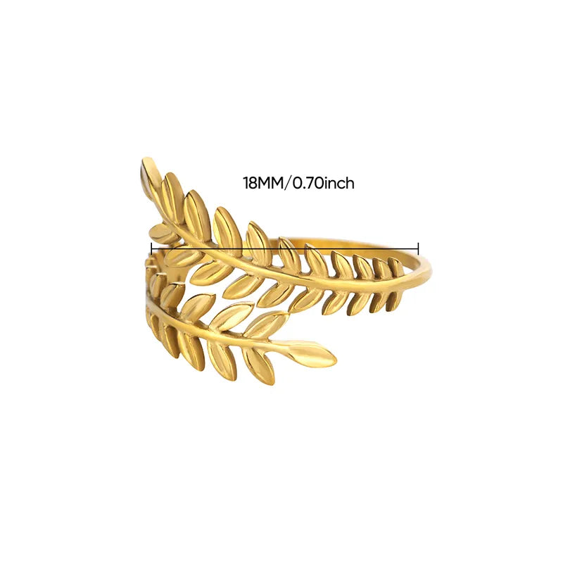 Elegant Romantic Moon Star Zirconia Shiny Ring For Men And Women Stainless Steel Leaf Geometry Mosaic Daily Wear Luxury Jewelry Accessories