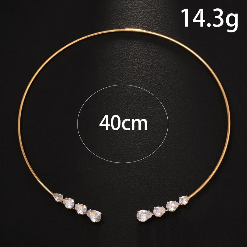 Wholesale Jewelry Retro Geometric Copper Plating Choker