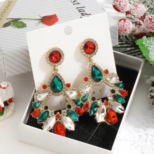 1 Pair Vintage Style Classic Style Square Argyle Rectangle Waterproof Non Tarnish Surgical Steel Alloy Artificial Gemstones Electroplated Golden Plated Women's Drop Earrings