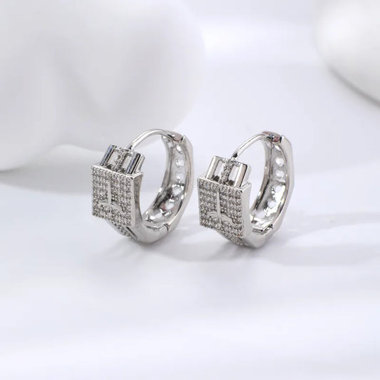 Elegant Zircon Cut Design High-End Ear Cuffs Fashion Accessories Suitable For Daily Wear Birthday Or Valentine's Day Perfect Gift Neutral Style