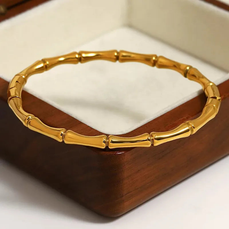 Fashionable Retro Bamboo/Bead Bracelet For Women Suitable For Daily Commuting Or Shopping Street Style Elegant Simple Design