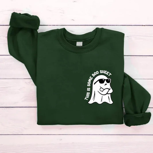 Hoodies & Sweatshirts Long Sleeve Printing Streetwear Halloween Pattern Letter