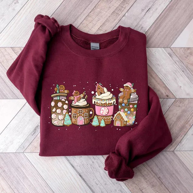 Hoodies & Sweatshirts Long Sleeve Printing Streetwear Halloween Pattern Letter