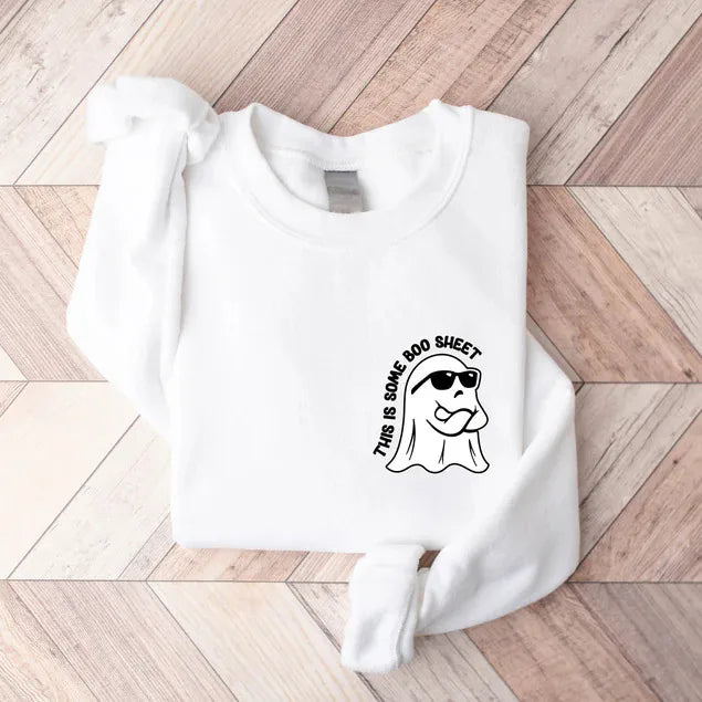 Hoodies & Sweatshirts Long Sleeve Printing Streetwear Halloween Pattern Letter