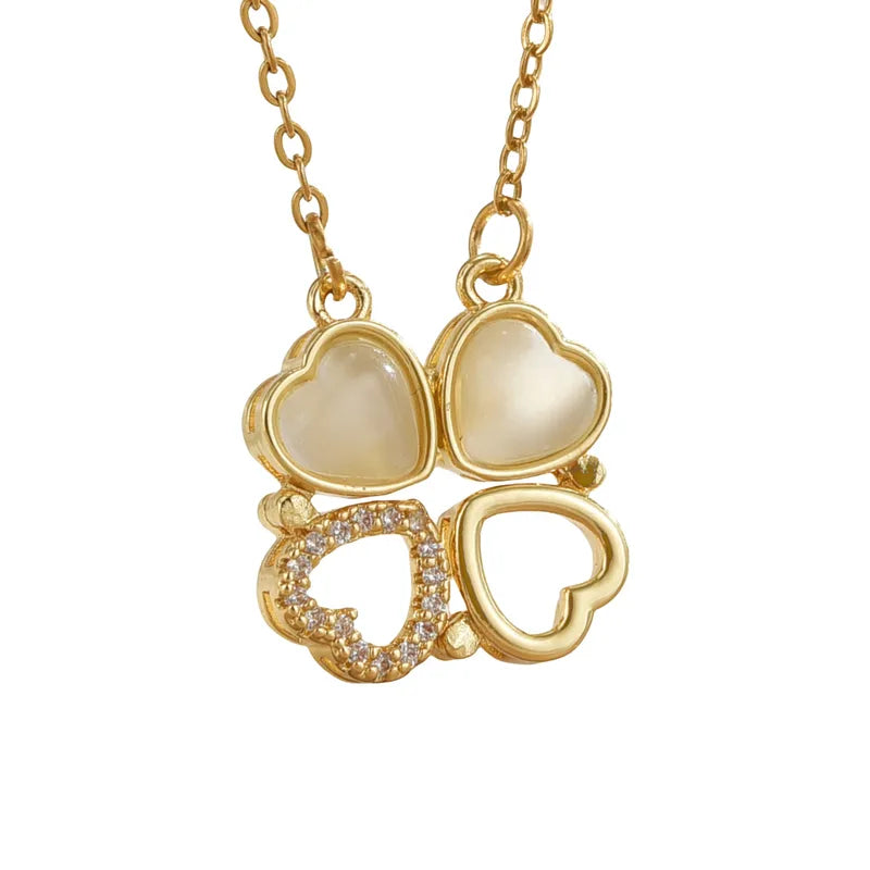 Luxurious Titanium Steel Necklace Women's Fashionable Non-Fading Unique Design Versatile Pendant Simple Clavicle Chain Jewelry