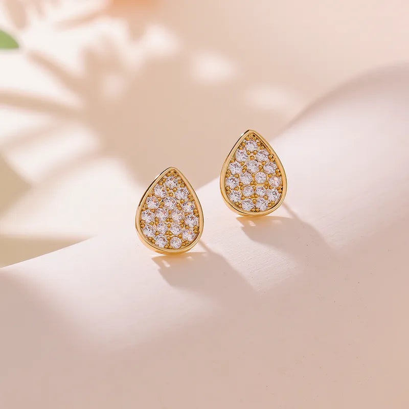 Original Design Waterdrop Zircon Earrings 925 Silver Needle Fashionable Elegant Women's Jewelry Luxury Sensation Ear Rings