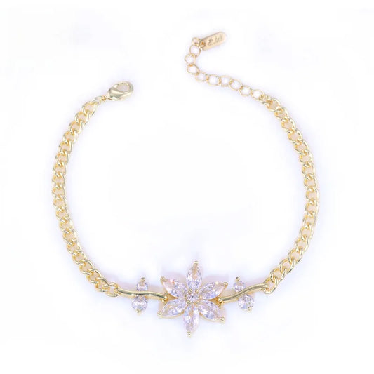 Xingyu New Style Butterfly Knot Bracelet 3D Effect Elegant Zirconia Dainty Fashionable Versatile High-End Feeling